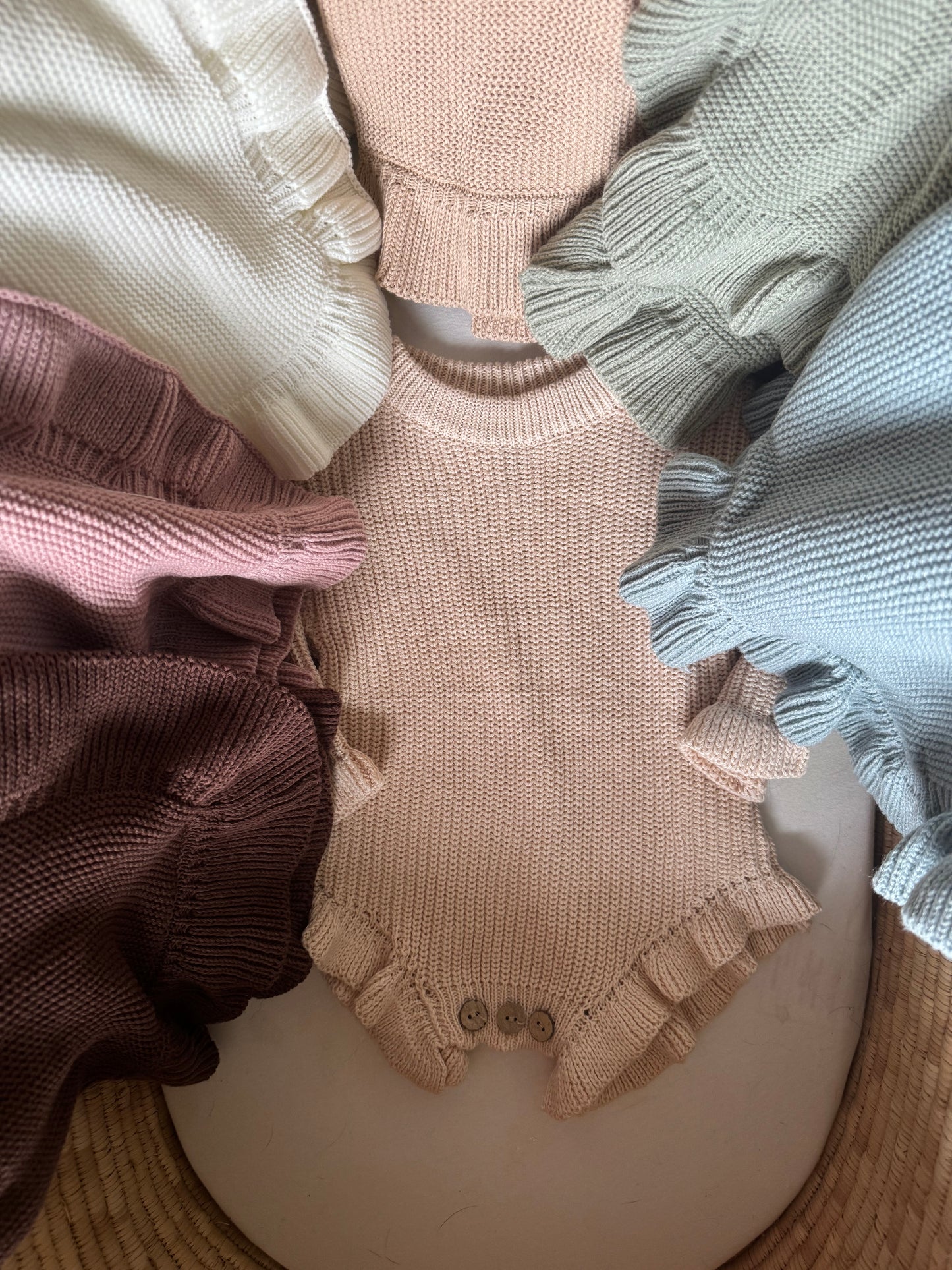 Custom Ruffle Baby Blanket
