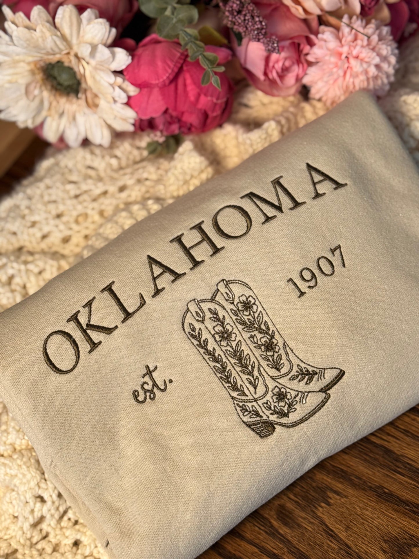 Oklahoma crewneck sweatshirt