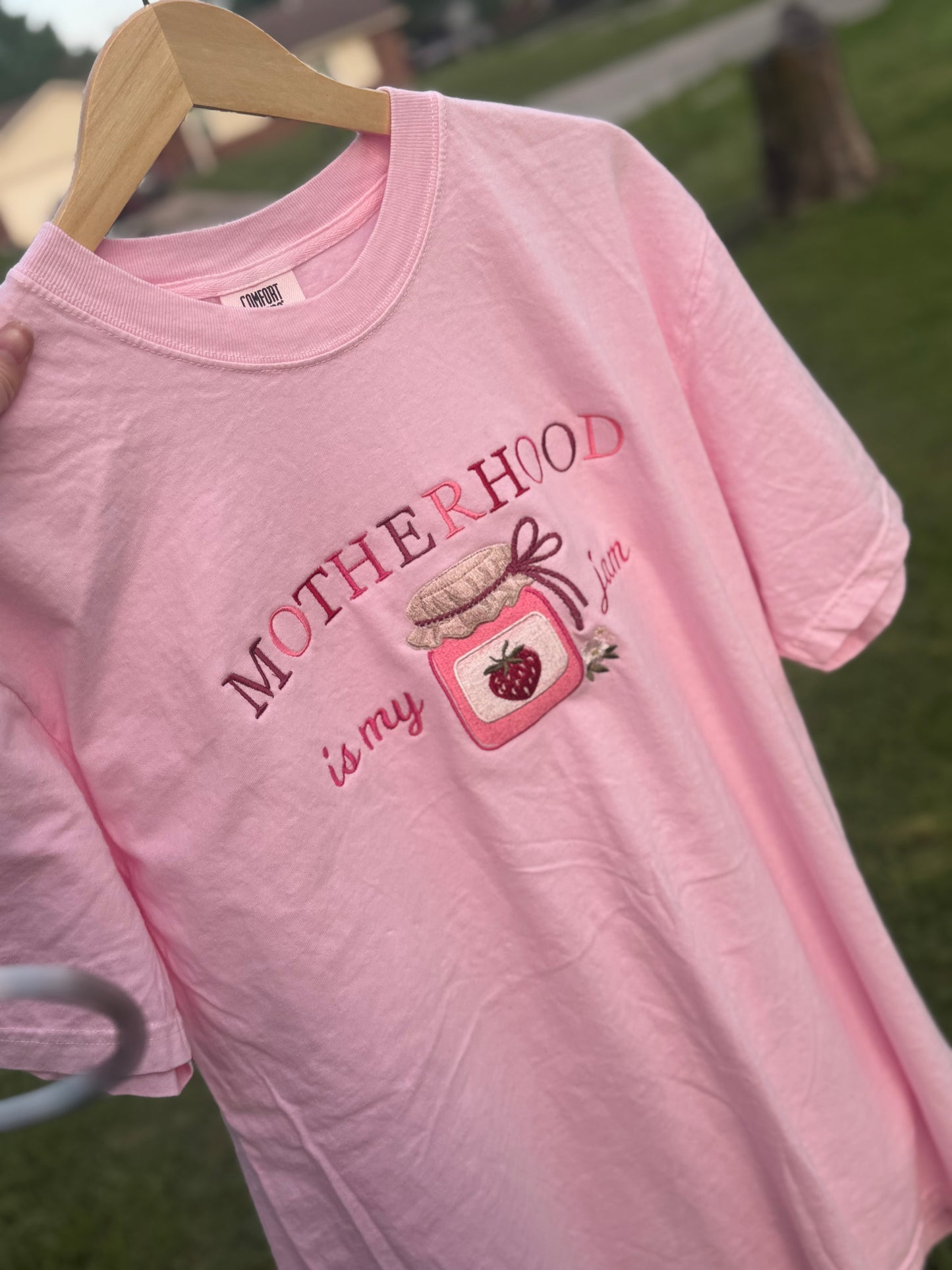 Motherhood is my jam tshirt
