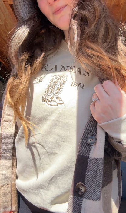 Kansas Crewneck Sweatshirt