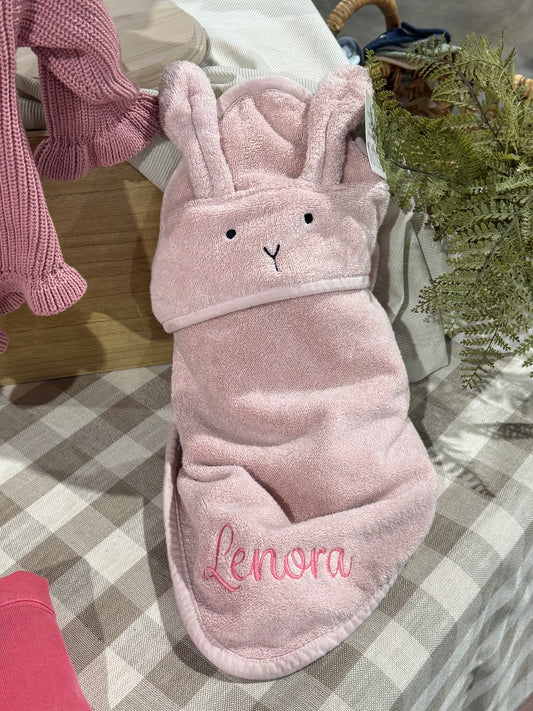 Custom Name Hooded Towel