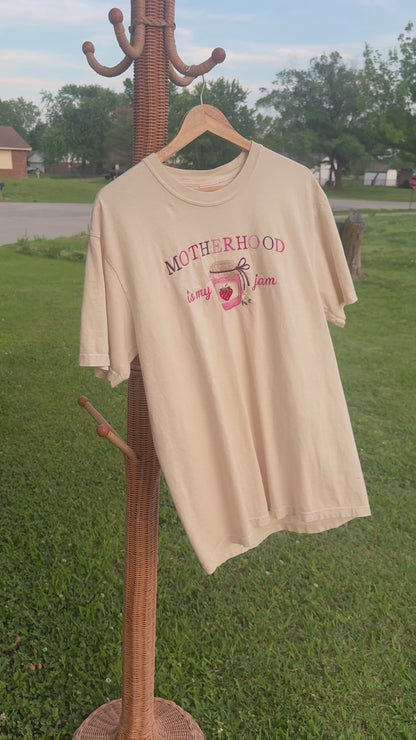 Motherhood is my jam tshirt